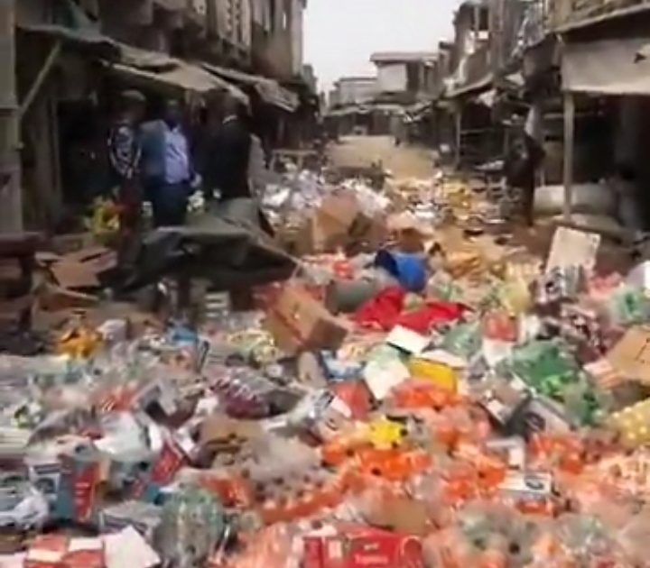 VIDEOS: NAFDAC shuts 150 shops, seizes N5 bn fake products in Abia market